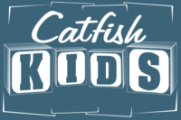 Blue button on home page for catfish kids