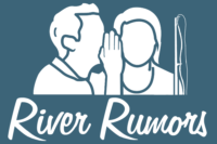 Blue button on home page for river rumors