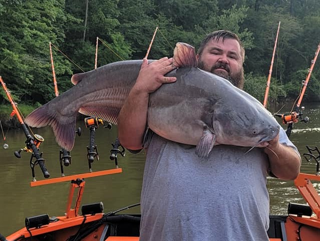 Planning for the Night Bite Results in State Record Blue Cat for Rocky  Baker - Catfish Now
