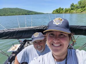 Doug and Tiffany’s love for catfishing has resulted in them assuming the responsibility of taking care of the fish. They are proud members of the American Catfishing Association (ACA).