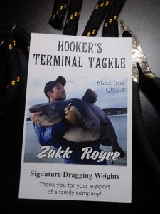 Zakk Royce Signature Series dragging weights came about by experimenting with different types on his home waters. 
