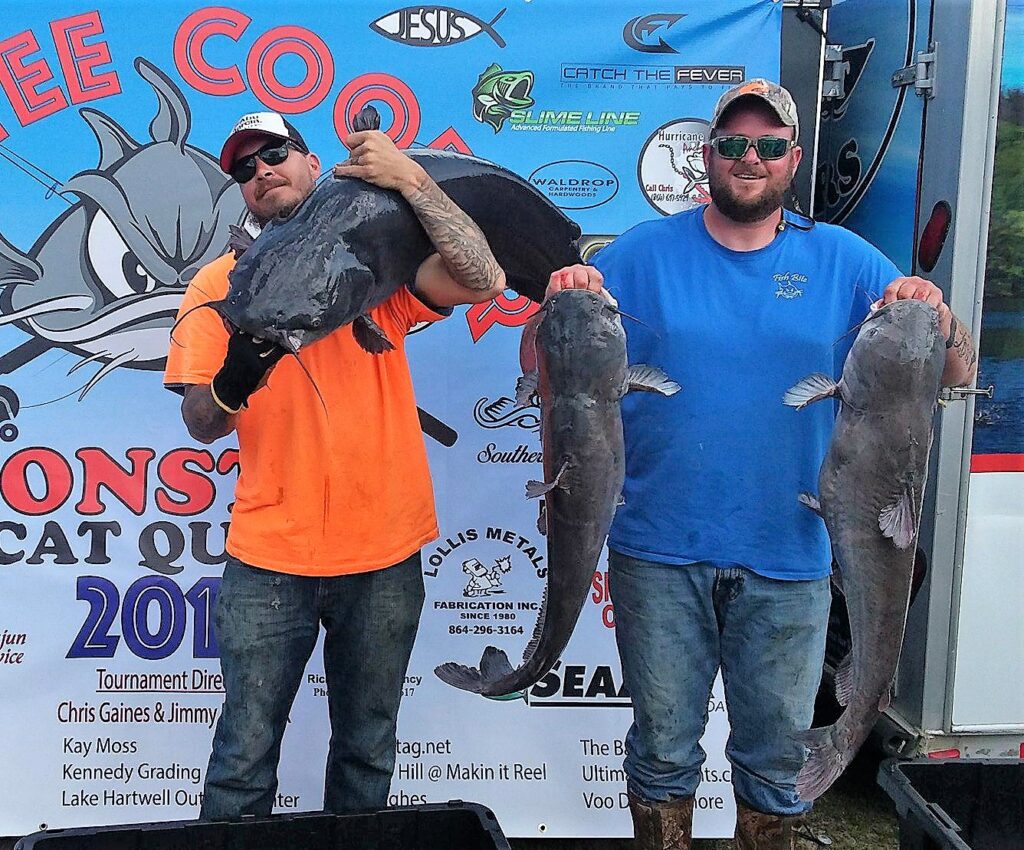 Martin and Godwin lead Monster Cat Quest on Santee Cooper