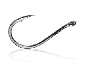 Barton prefers a Daiichi drop shot hook for its short shank and strength. A size 1 or 2 is just right for the average channel’s little mouth. 