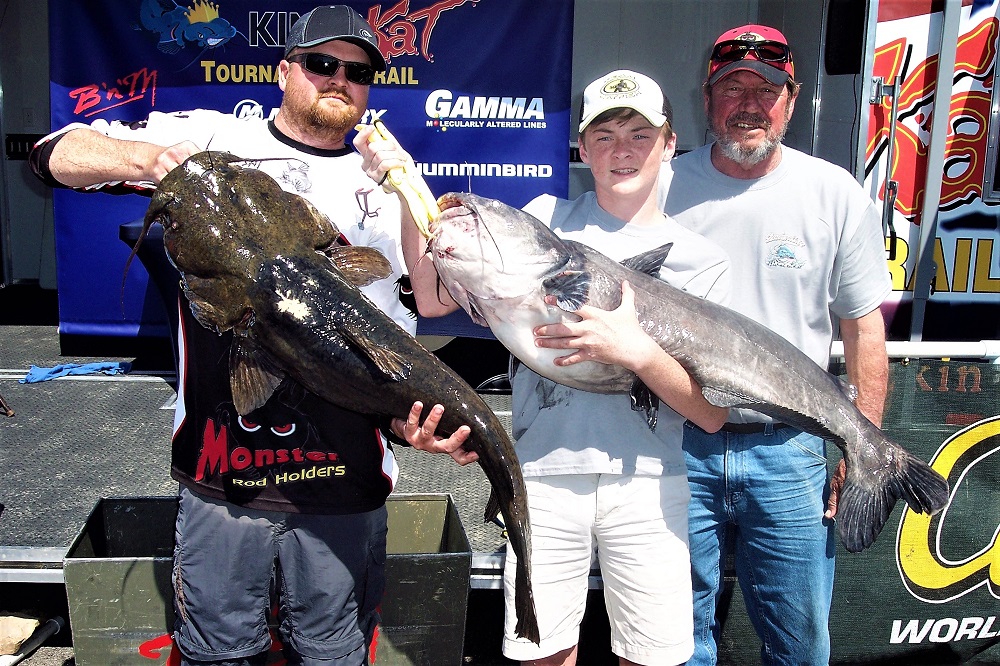 Mike Mitchell, Jackson Mitchell, & Rick Sexton win  Cabela’s King Kat Tournament on Watts Bar
