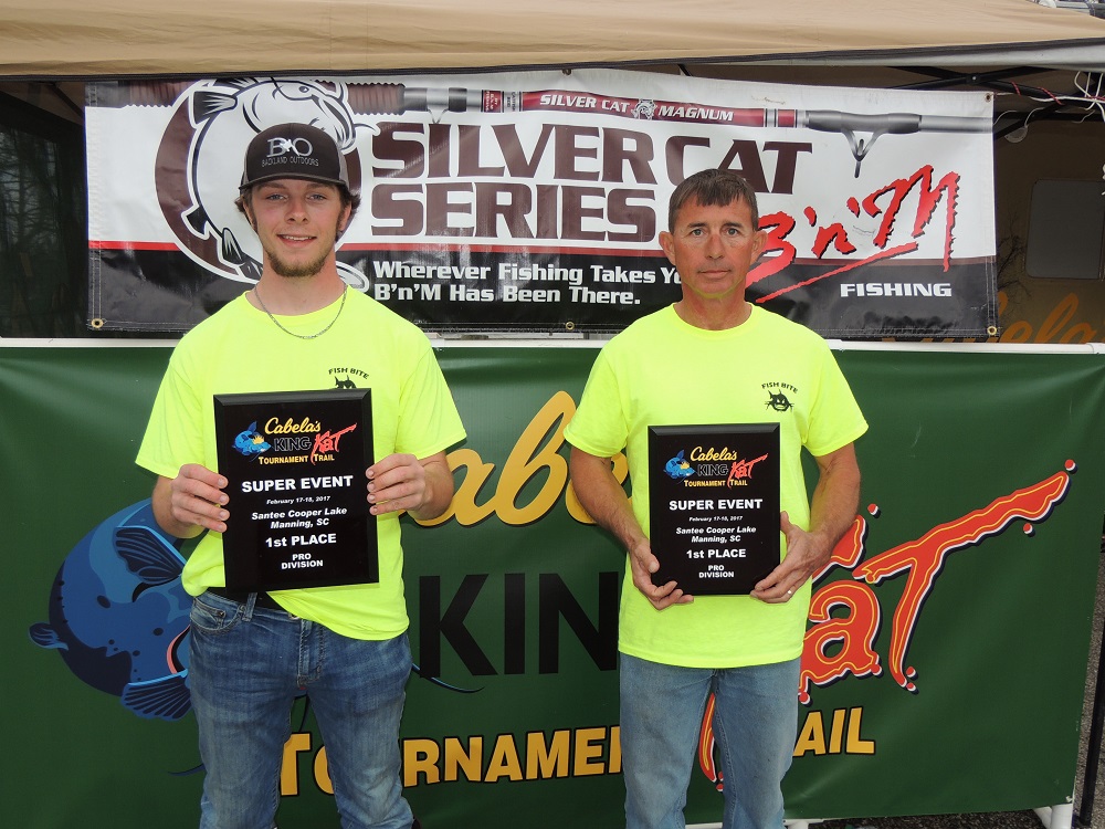 Shane Queen and Blake Williams win Cabela’s King Kat on Santee Cooper