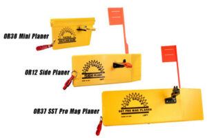photo of 3 different Off Shore Tackle planer boards