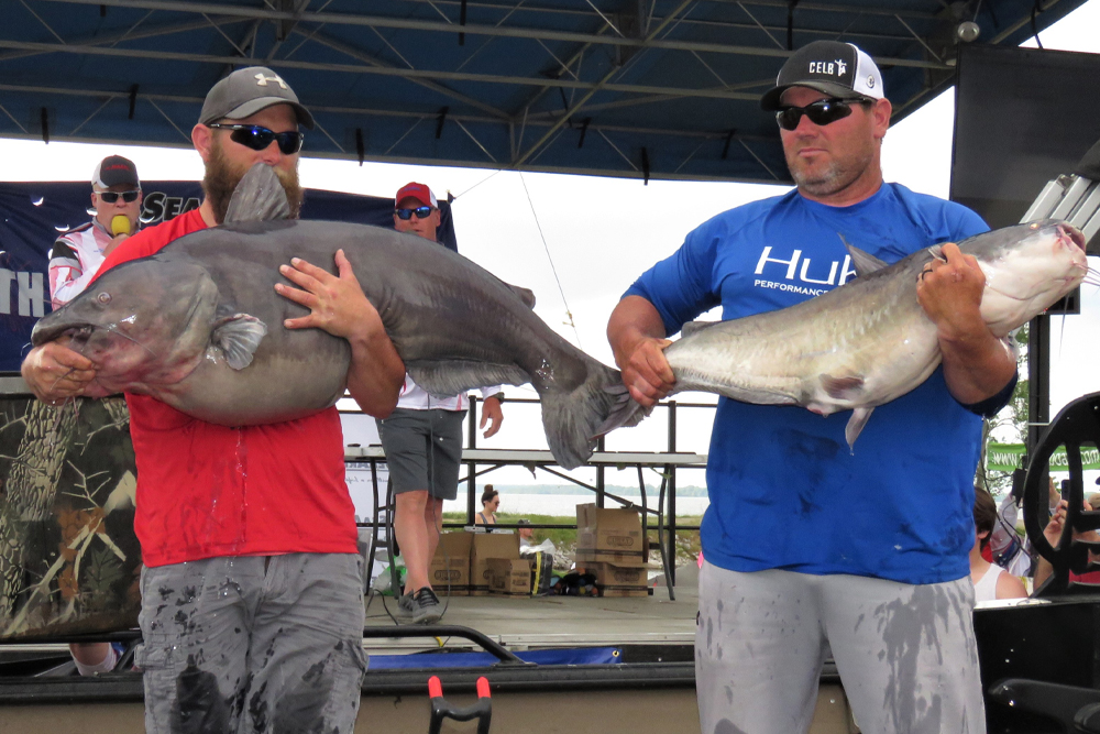 Tournament winners Craig Norris and Tyson Burnett had a bag of 135.29 pounds that included the Big Fish of the tournament at 86.42 pounds.