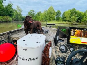 Steven Price set out with his lab, Daisy, for what would be a day to remember. When it ended he was the new holder of the West Virginia state record blue cat. 