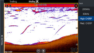 CHIRP sonar utilizes multiple pulses to create sonar imaging. (Brad Wiegmann Photo)