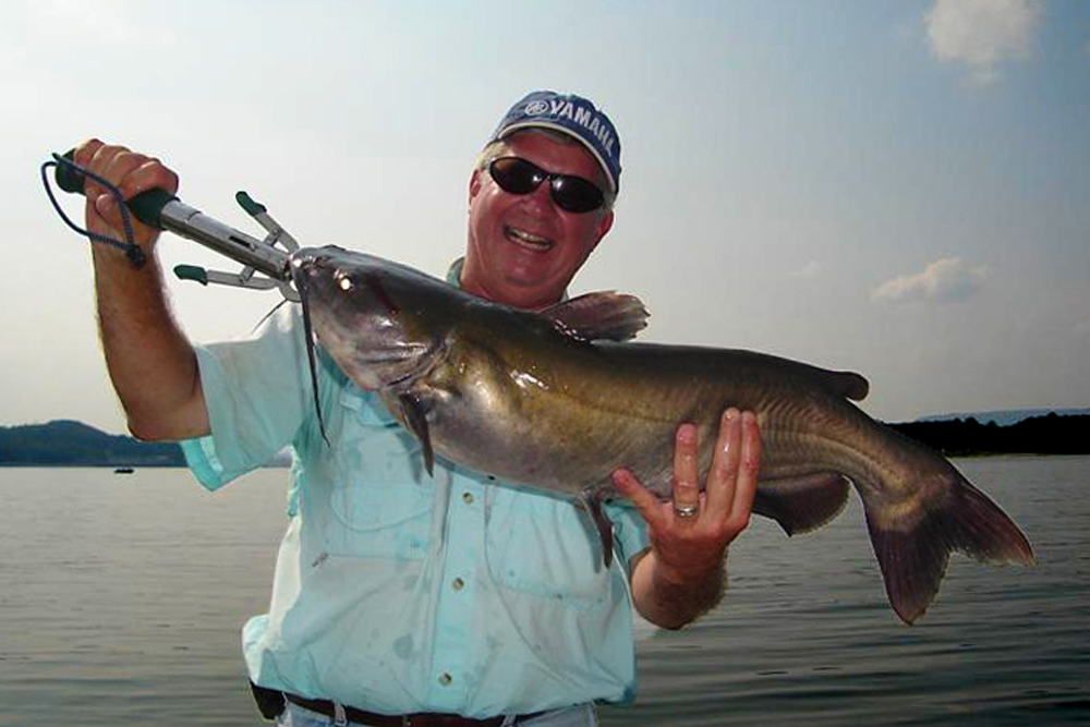 Captain Richard Simms has found that the quality of channel catfish in tailwater areas on the Tennessee River tends to be better during spring and fall than during the rest of the year. (Richard Simms Photo)