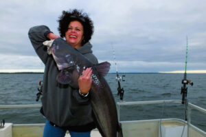 Helping fishermen catch their first or biggest catfish is highly motivating for Shannon Sellers.