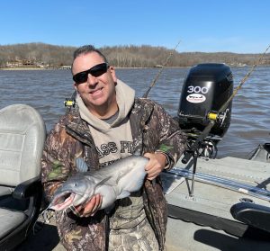 When there is current below Truman Dam, Chris Jones knows the blue cats are going to be active.