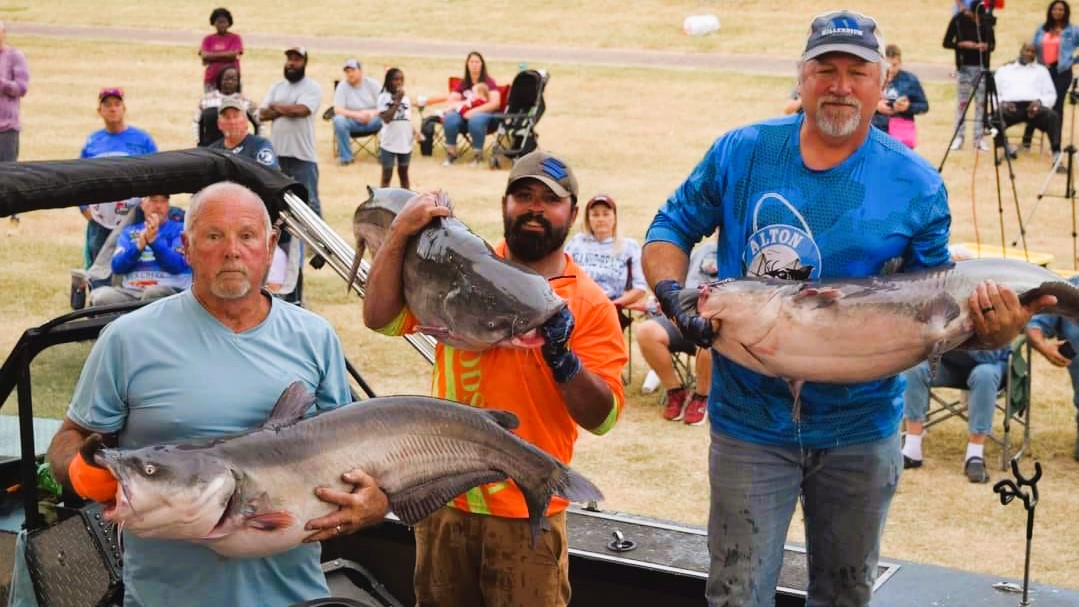 intermediate, catfish, tournament, Mississippi River Monsters, MRM, Vicksburg, MS, Mississippi River, Big Muddy, bumping, anchoring, current, skipjack, George Young Jr., Larry Muse, Chris Stout, Hunter Jones, Dino Meador, Larry Spillers, Chris Tramm, Brian Vohol, Andy Williams, Rhys Eubank, Don Fisher