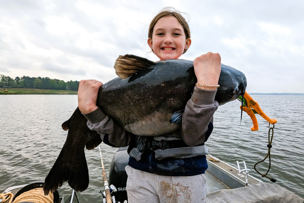 Catching big catfish is only one facet of what motivates Abby Miller to fish like a girl