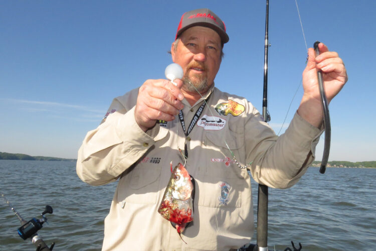 Larry Muse proved the worth of the Dragon Tail dragging weight with his research on Wilson Lake in Alabama.
