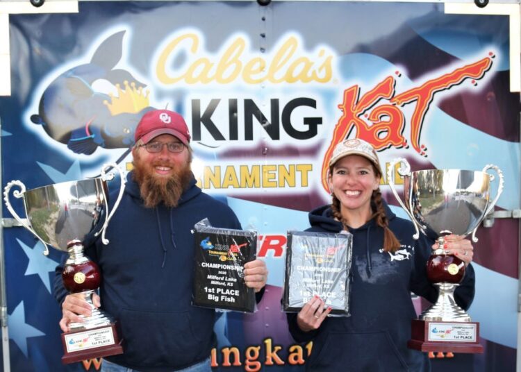 catfish, tournament, King Kat, Milford Lake, Eric Horton, Jordan Horton