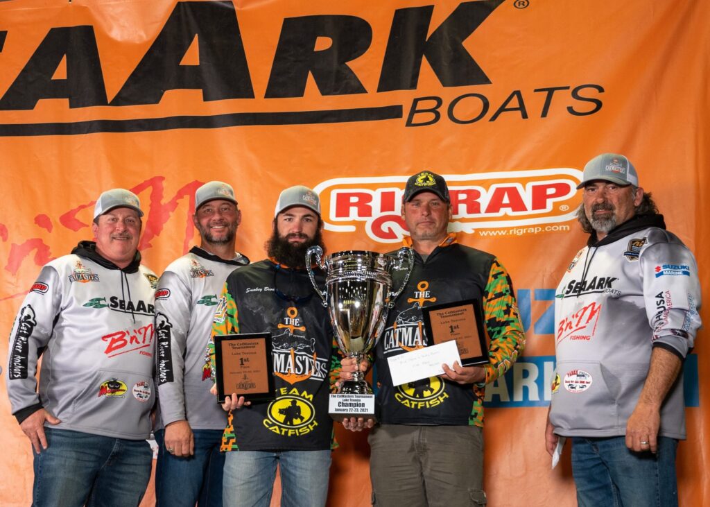 catfish, tournament, Catmasters, Texoma, blue catfish, flathead, Oklahoma, Mick Petree, Smokey Brown, Daniel Armstrong, Amber Armstrong, Shay McDonald, Courtney McDonald, Bryan St Alma, SeaArk Boats, BnM Poles,