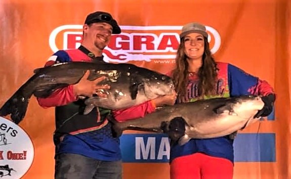 catfish, tournament, Catmasters, Texoma, blue catfish, flathead, Oklahoma, Mick Petree, Smokey Brown, Daniel Armstrong, Amber Armstrong, Shay McDonald, Courtney McDonald, Bryan St Alma, SeaArk Boats, BnM Poles, 