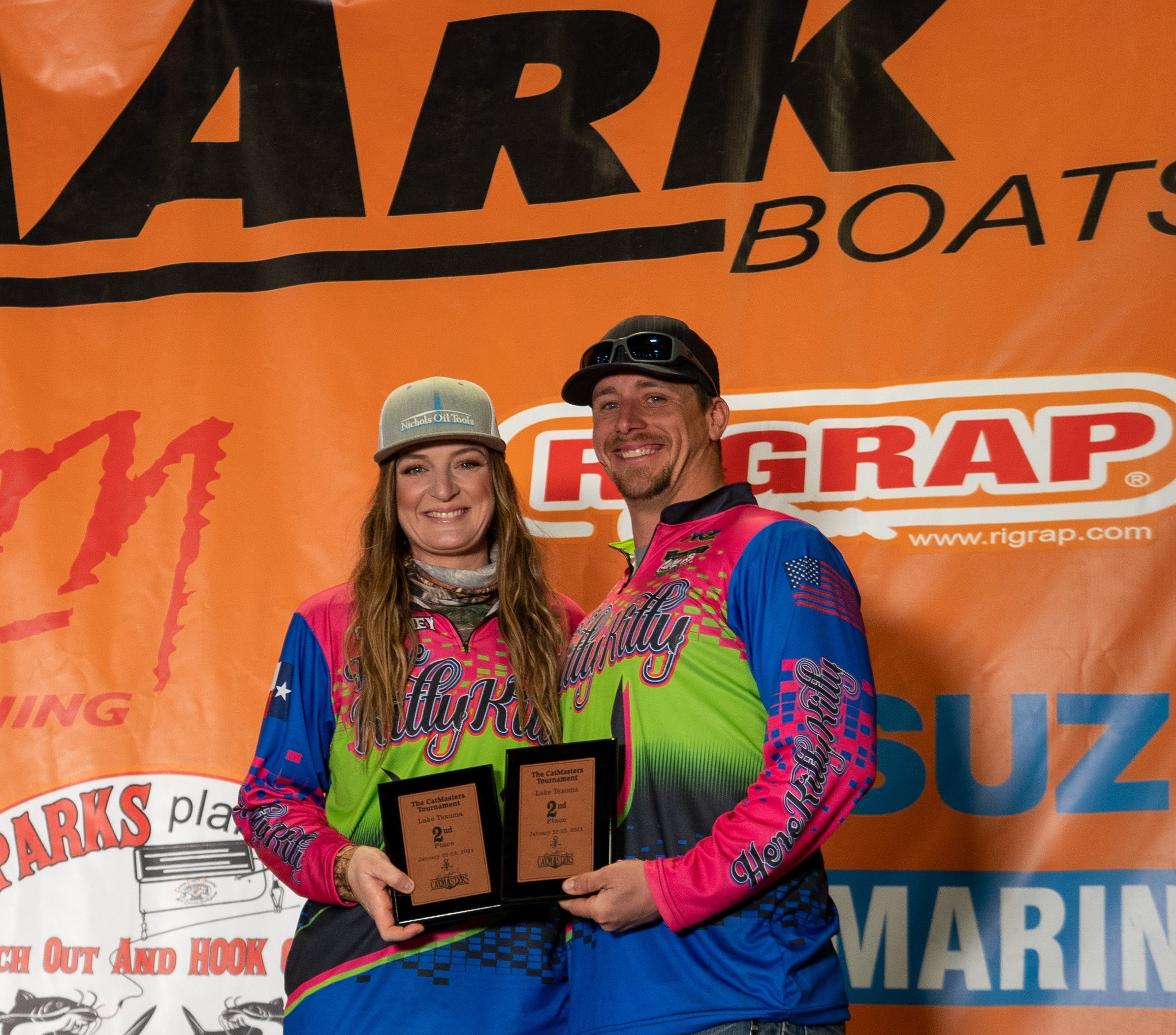 catfish, tournament, Catmasters, Texoma, blue catfish, flathead, Oklahoma, Mick Petree, Smokey Brown, Daniel Armstrong, Amber Armstrong, Shay McDonald, Courtney McDonald, Bryan St Alma, SeaArk Boats, BnM Poles, 