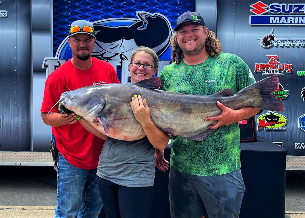 Fishing, catfish, blue catfish, flathead, channel, tournament, bumping, Cape Girardeau, MO, Missouri, Mississippi River, SeaArk Boats, BnM Poles, Driftmaster Rod Holders, Alex Nagy, Twisted Cat Outdoors, Scott Cress, Rob Benningfield, Rusty Morris