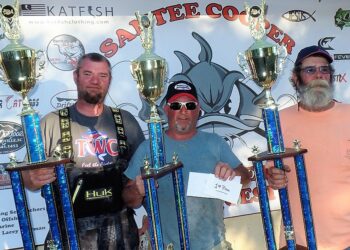 Coyle, Johnson and Lowery win Santee Cooper Monster Quest Catfish Tournament at Black’s Camp