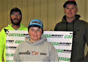 The author first met Ryan at a captain’s meeting during a tournament a couple of years ago. He is shown here with fishing partners, John Berglund and Eddie Haney. 