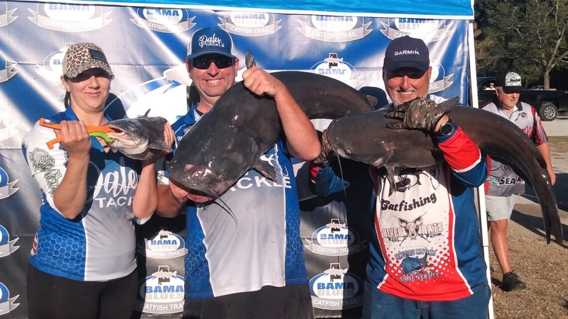 catfish, tournament, Bama Blues, blue cat, flathead, Wheeler Lake, Wilson Lake, Tennessee River, Cory Ramsey, Chris Ramsey, Matt Russell, Samantha Caudill, Doug McAnally, Brad Hoalt, Jocelyn Hoalt, Brian Meares, Michael Clark