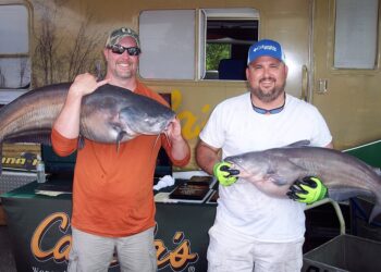 Gene Gaston and Damon Gibson win Cabela’s King Kat on Wateree in Camden, SC