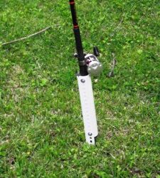 DIY Bank Fishing Rod Holders