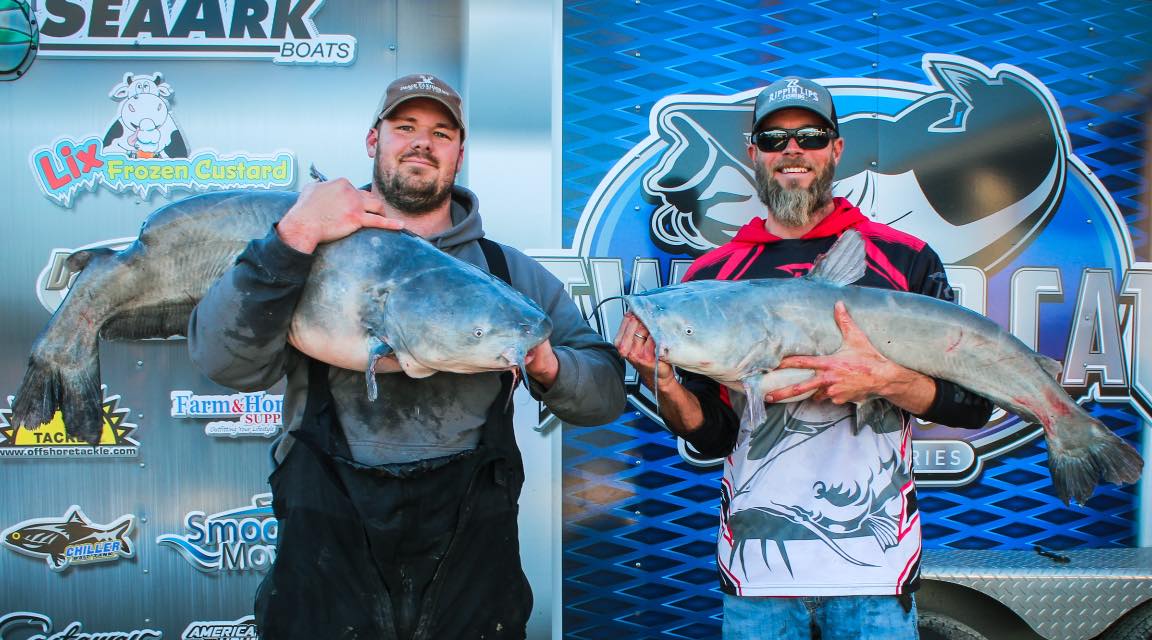 Fishing, catfish, blue catfish, flathead, channel, tournament, bumping, Crystal City, MO, Missouri, Mississippi River, SeaArk Boats, BnM Poles, Driftmaster Rod Holders, Alex Nagy, Twisted Cat Outdoors, Rob Benningfield, Ricky Eislet, Charles LaPlant, Mike Davis, Hayden Gunther, Rachael Monnig, Brad Shoemate 