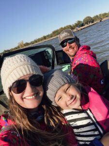 Rain or shine, warm or cold, the McDonald crew makes catfishing a family affair. 