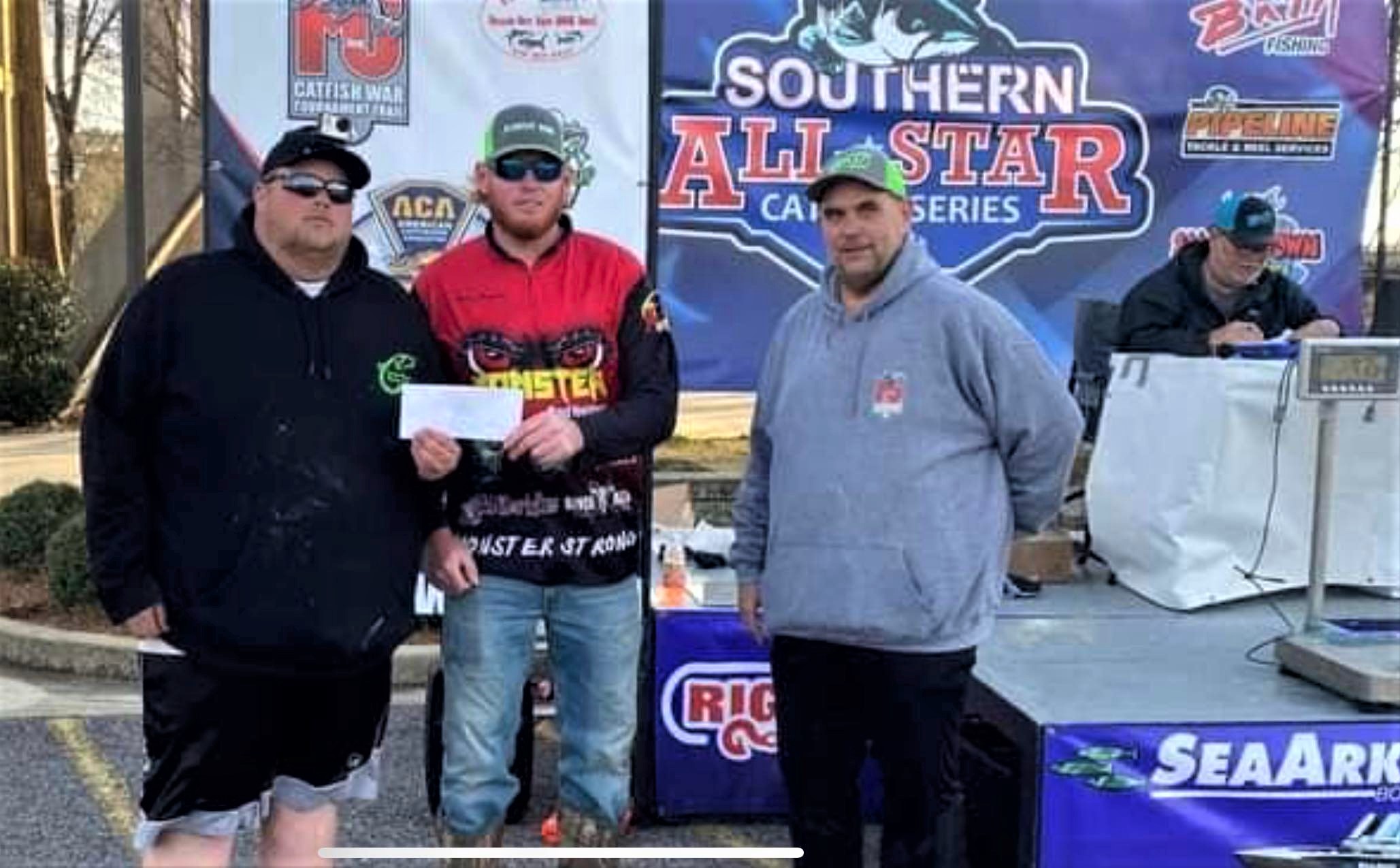 Catfish, tournament, blue cat, flathead, channel cat, Coosa River, Henry-Neely, Coosa Landing, Gadsden, Alabama, Cody Haynes, Cody Chambers, Lonnie Fountain, Donnie Fountain, Aaron Churchwell, Robin Allen, Mark Johnson, Marty Highnote, Greater Gadsden Area Tourism