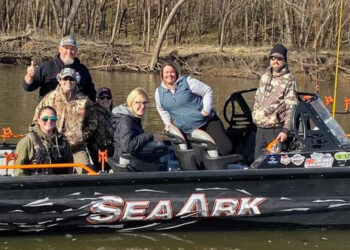 The SeaArk ProGuide provides plenty of room for larger groups of anglers. Tommy Vaughn says the ProGuide has changed the way he guides and opens new possibilities for his No Wake Guide Service.