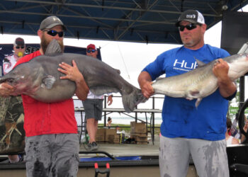 Tournament winners Craig Norris and Tyson Burnett had a bag of 135.29 pounds that included the Big Fish of the tournament at 86.42 pounds.