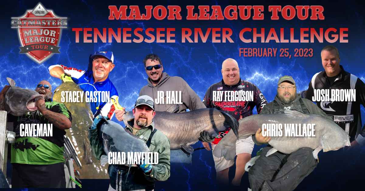 Intermediate, catfish, catfishing, blue catfish, flathead catfish, channel catfish, tournament, The CatMasters, Major League Tour, Wheeler Lake, Wilson Lake, Guntersville, Alabama, Bryan St. Alma, Jennifer St Alma, Jeremy Busby, Ty Lee Nall, James Milton, Jesse Swan, Josh Brown, JR Hall, Aaron Churchwell