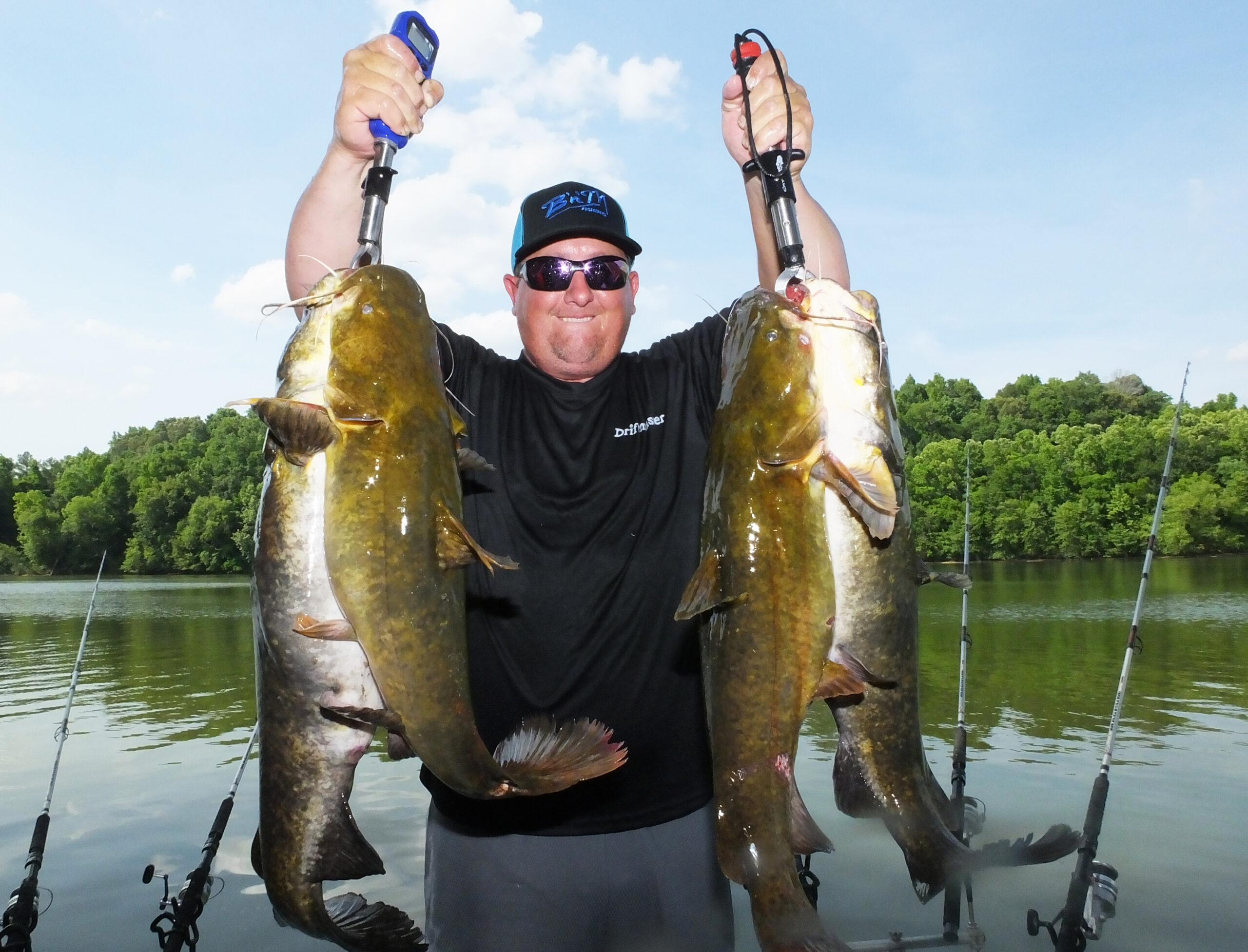 beginner, catfish, fishing, sonar, GPS, marine electronics, bnm poles, driftmaster rod holders, flatheads, sonar, GPS, downscan, sidescan, structure, fallen trees, submerged trees, Pounders, Gallup, Goodwin, Crimm, Haney, Severns, Hughey, Eric Carlson, Ty Konkle, Roger Breedlove, Richard Chapman 