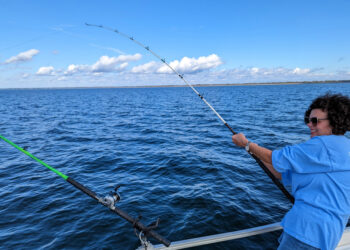Her catfishing knowledge and skill are off-the-chart good, but Shannon Sellers’ best attribute as first mate may be her people skills.