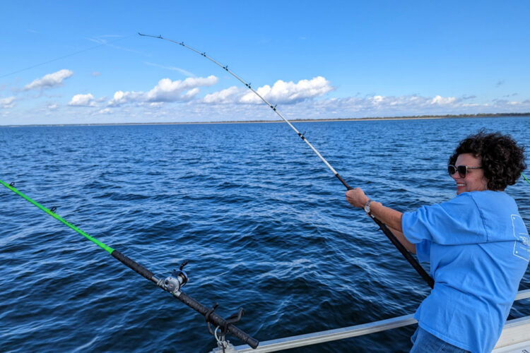 Her catfishing knowledge and skill are off-the-chart good, but Shannon Sellers’ best attribute as first mate may be her people skills.