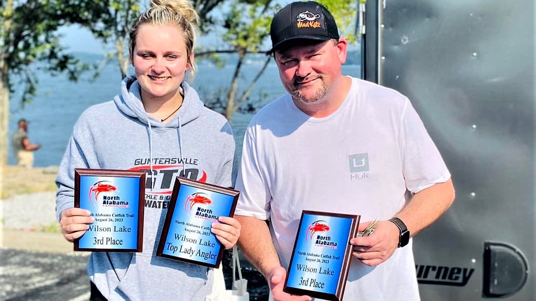 intermediate, catfish, catfishing, tournament, Lisa Gail Haraway, Kevin Childress, Peyton Childress, Chris Parker, Caylee Parker, Mike Mitchell, Jackson Mitchell, Rick Sexton, Ron Goucher, Ray Nix, Bill White, Cindy White, Wilson Lake, Wheeler Lake, Tennessee River, Alabama