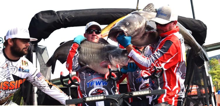 intermediate, catfish, catfishing, SeaArk Boats, BnM Fishing, Mississippi River Monsters, Mississippi River, Memphis, bumping, anchoring, current, skipjack, George Young Jr., Bill Dance, Nooner Hall, Les Thompson, Trenton Thompson, David Shipman, Phil King, Jerry Ishcomer, Eddie Anderson, Justin Tomlinson, Brooks Wilbanks