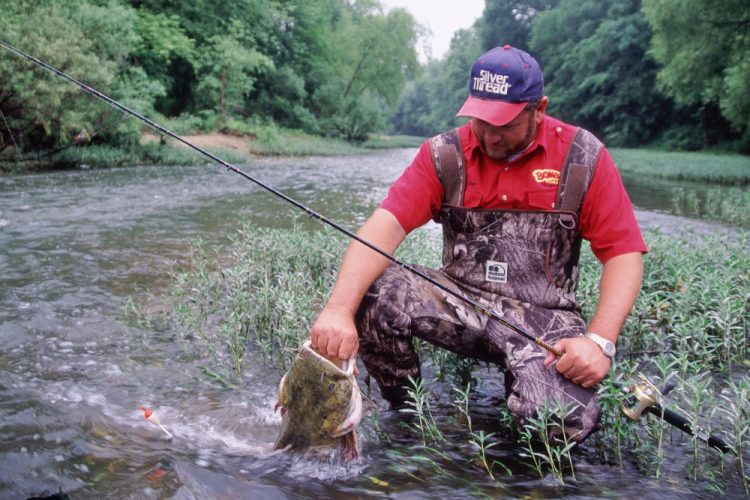 Small rivers often have cleaner water, gravel bottoms and easy access areas for anglers who want to wade or launch a canoe or kayak.
