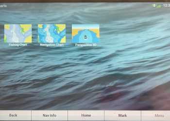 Anglers have several options of charting depending on the mapping charts installed or purchased separately and the model of the fishfinder.