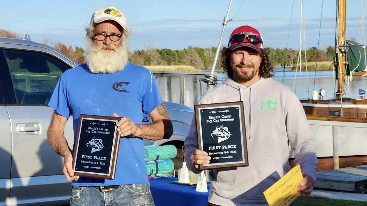 Intermediate, catfish, catfishing, blue catfish, flathead catfish, channel catfish, tournament, Blacks Camp Big Cat Shootout, Mark Coburn, Ralph Willey, Tonja Elliot Willey, Chuckie Ouvry, Jeff Brinkley, Trey Smith, Gerald Smith, Jonathan Keatts, GLW Baits