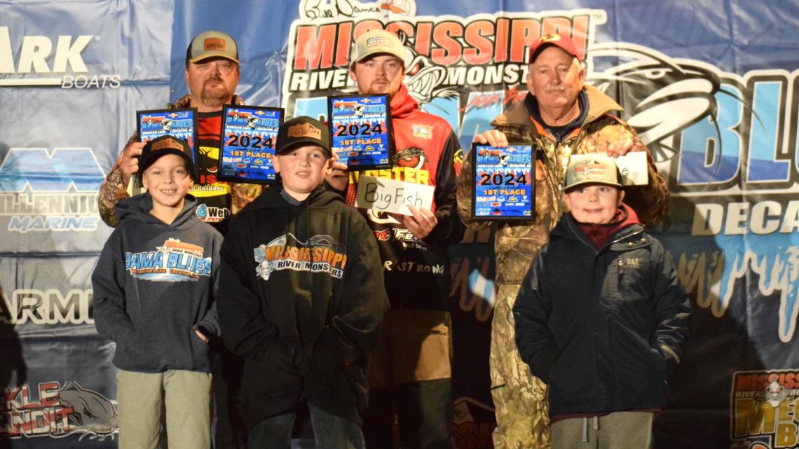 catfish, tournament, MRM Bama Blues, Bama Blues, blue cat, flathead, Wheeler Lake, Chris Ramsey, George Young Jr, Decatur, Alabama, SeaArk Boats, BnM Fishing, American Catfishing Association, ACA, Mike Mitchell, Jackson Mitchell, Donnie Fountain, Lonnie Fountain, David Shipman, Hunter Shipman