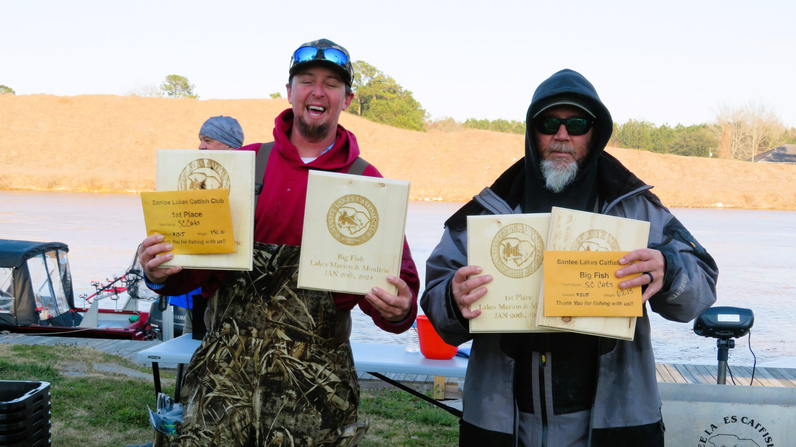 Intermediate, catfish, catfishing, blue catfish, flathead catfish, channel catfish, tournament, Santee Lakes Catfish Club, Mark Coburn, Ralph Willey, Tonja Elliot Willey, David Kingsmore, Bradley Tucker, Jamie Hudson, Casey Craig, Barry Moore, Wesley Bridges, Alice Coborn, Daniel Goggin, Dennis Glover, Mike Rivers