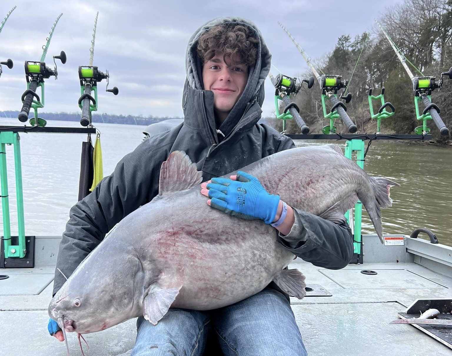 intermediate, catfish, blue cat, flathead, channel cat, tournament, Old Hickory Lake, Cumberland River, Winter Whiskers, Chuck Woodall, Jace Guess, Jeremy Turnes, Mark Reichenbach Jr., Michael Robinson, Charlie Quinn, Chris Musick, Ricky Eiselt, Rob Benningfield, Brian Folena