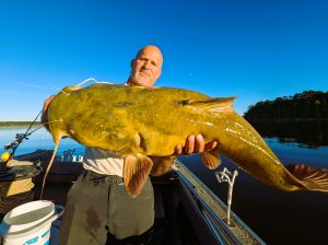 Brandon Miller learned to target big catfish—blues and flatheads—to become more competitive in tournaments.