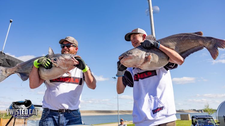 : intermediate, catfish, catfishing, SeaArk Boats, Twisted Cat Outdoors, Alex Nagy, Tom Stolze, Liz Nagy, Milford Lake, Dustin Estochen, Nick Foster, Hunter Estochen, David Goss, Jay A Yeager, Craig Norris, Tyson Burnett, Kirk Luckey, Josh Adams