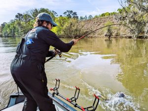 Lindsey Brown never met a catfish she did like to catch, but she says it’s the overall process that makes catfishing so enjoyable.