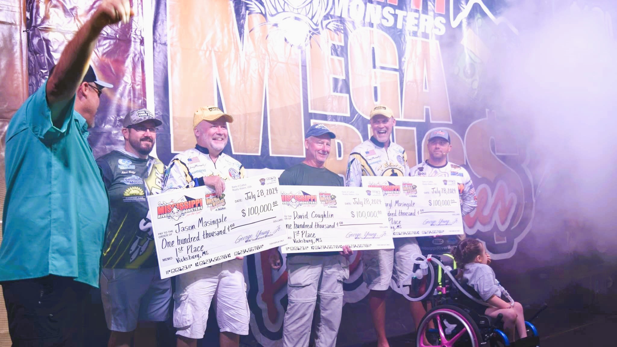 catfish, tournament, Mississippi River Monsters, MRM, Vicksburg, MS, Mississippi River, Big Muddy, bumping, anchoring, current, skipjack, George Young Jr., Kristi Cope Young, Kari Hays Gibson, Lonnie Fountain, Donnie Fountain, Casey Tutorow, Andrew Han, Visit Vicksburg, Jeff Dodd, Randy Dodd, Cedric Poynor, Thomas Walker, Dee Young, Larry Muse, Hunter Jones, Adam Cook, Jay Berns, John Berglund, Eddie Henney, Jesse Adams, Chris Ramsey, Alex Nagy, Jason Masingale, Daryl Masingale, Carl Morris Jr, Rob Parsons, Natalie Brooke Wilbanks